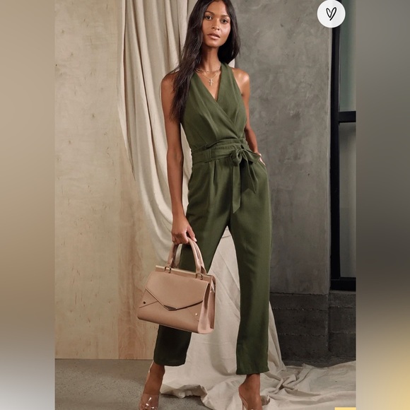 Lulus green romper in size xs - Picture 1 of 4